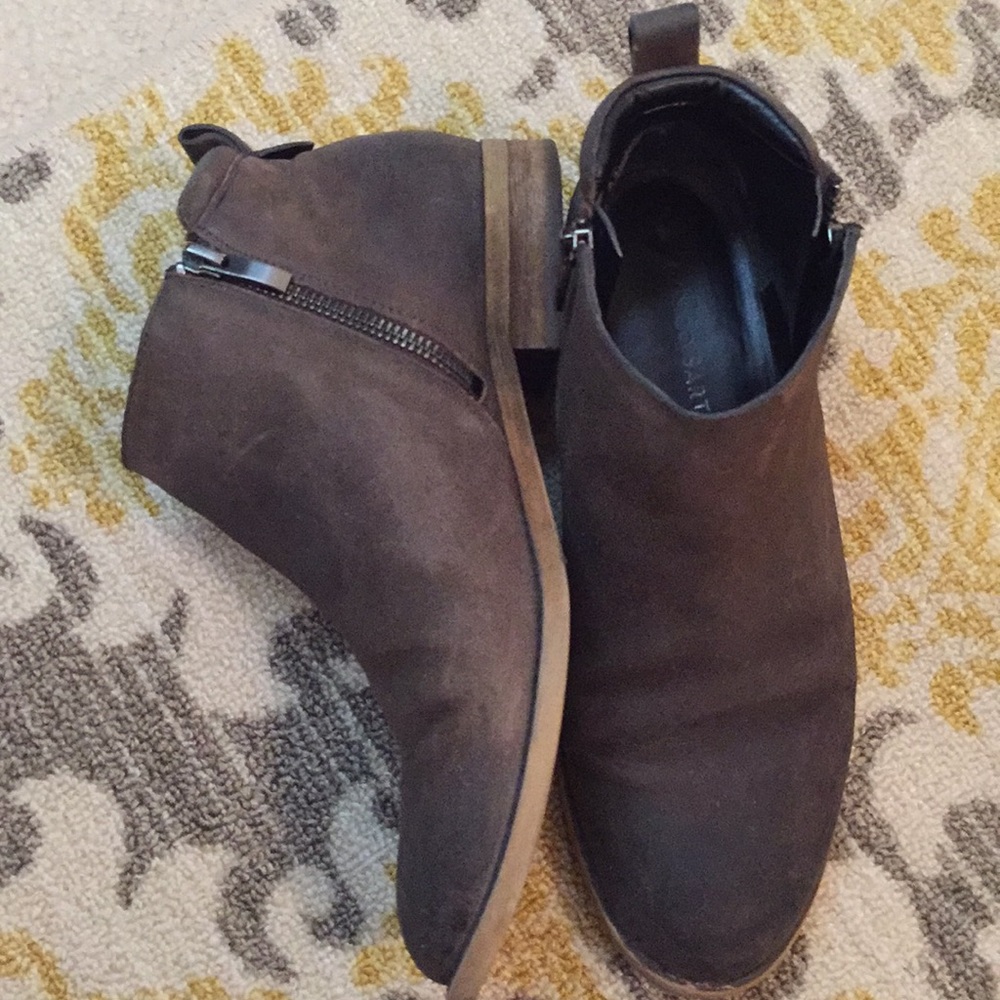 Franco Sarto Brown Booties